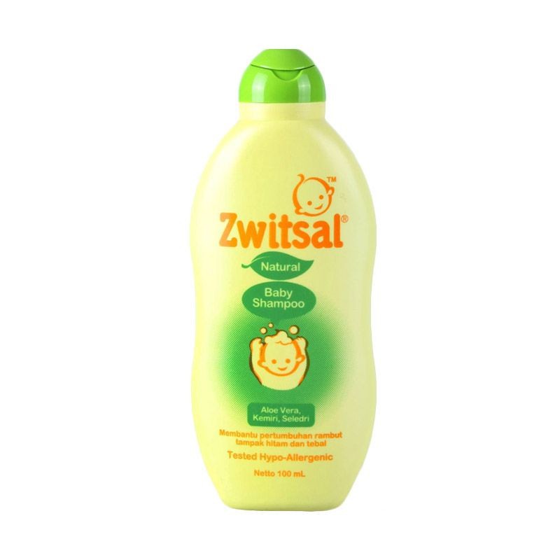 Zwitsal Baby Shampoo Natural Aloe Vera Kemiri Seledri 100 Ml