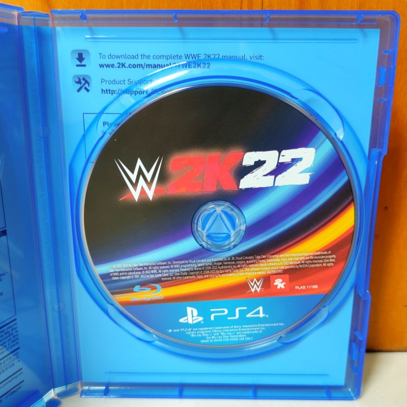 WWE 2K22 PS4 Playstation 4 Kaset WW 2K22 PS 4 5 CD BD Game Games W2K22 2K 22 WW2K22 Smackdown Region 3 Asia Reg 3 Ps4 ps5 W2022 wwe 2022 smack down pain ring