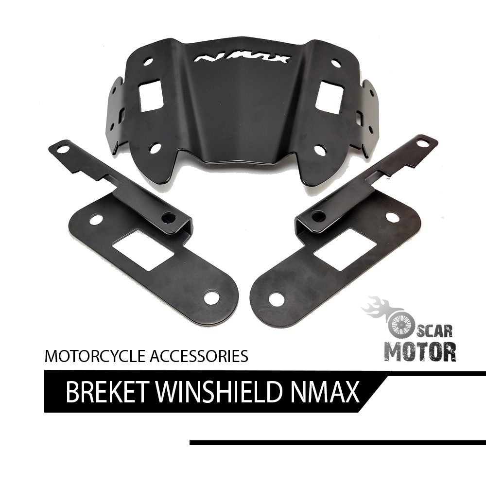 BREKET WINSHIELD NMAX  SPION VISOR UNIVERSAL OLD NEW BRACKET SERPO NEW motor