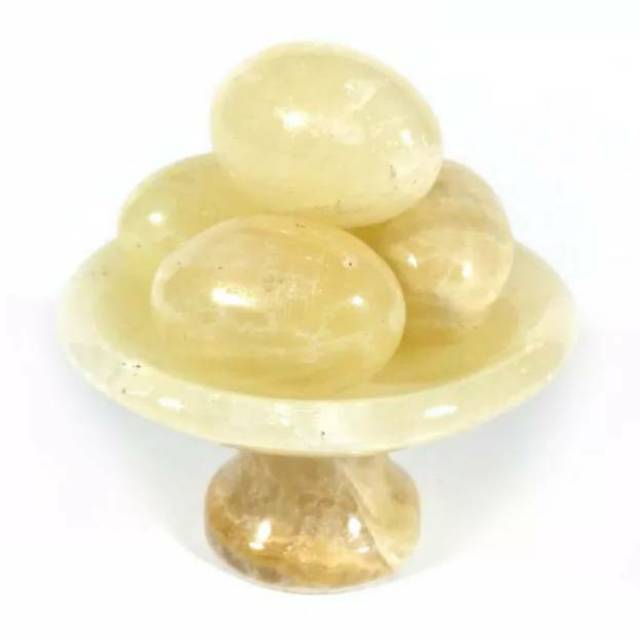 TERMURAH! SATU SET MARMER MEDITATION EGG STYLE ISI TATAKAN + 4 PCS TELUR BATU MARMER ALAT TERAPI