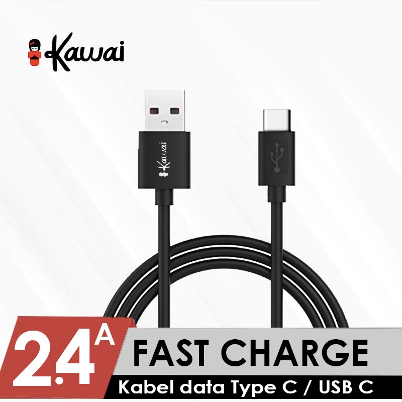 iKawai Kabel Data Fast Charging 2.4A MicroUSB Type C Iphone Lightning