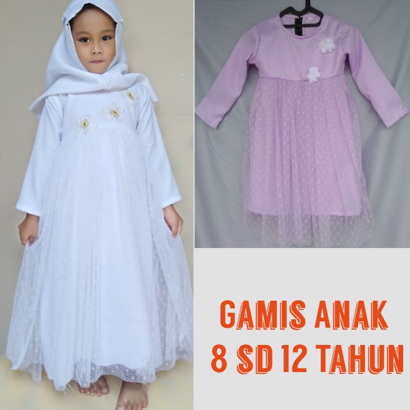 gamis anak tanggung tilledot