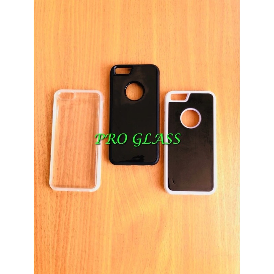 PAKET ANTI GRAVITY CASE Iphone 5/6/6+/7/7+ + Kabel Data Remax Rc008i