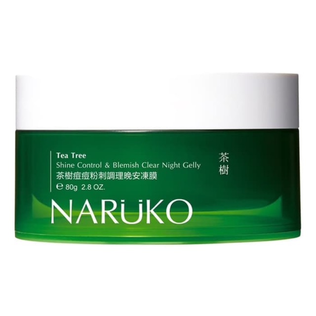 Naruko Tea Tree Shine Control & Blemish Clear Night Gel 80 gr