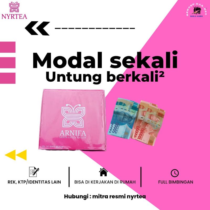 PAKET MIX SABUN ARNIFA & SUNSCREEN CREAM BPOM HALAL