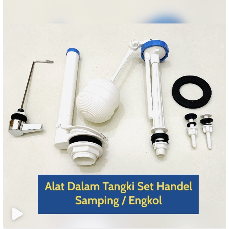 Alat Tangki Kloset Handel Samping Engkol Closet Set - Spare Part Kloset AT350