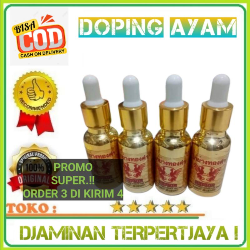 ⭐⭐⭐⭐⭐ RAPTOR Doping Ayam Bangkok, Ayam Aduan Import Original Thailand 100% Tahan Pukul Nafas Panjang - Farma_husada