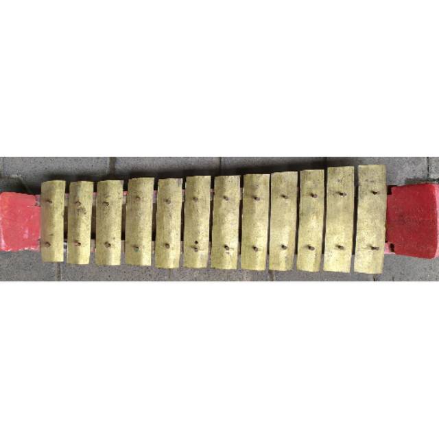 (BISA COD) MAINAN TRADISIONAL GAMELAN GAMBANG 12 BILAH 50x12x14 cm - MAIANAN EDUKATIF MURAH