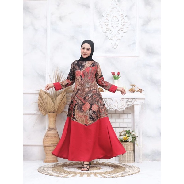 gamis batik seragaman