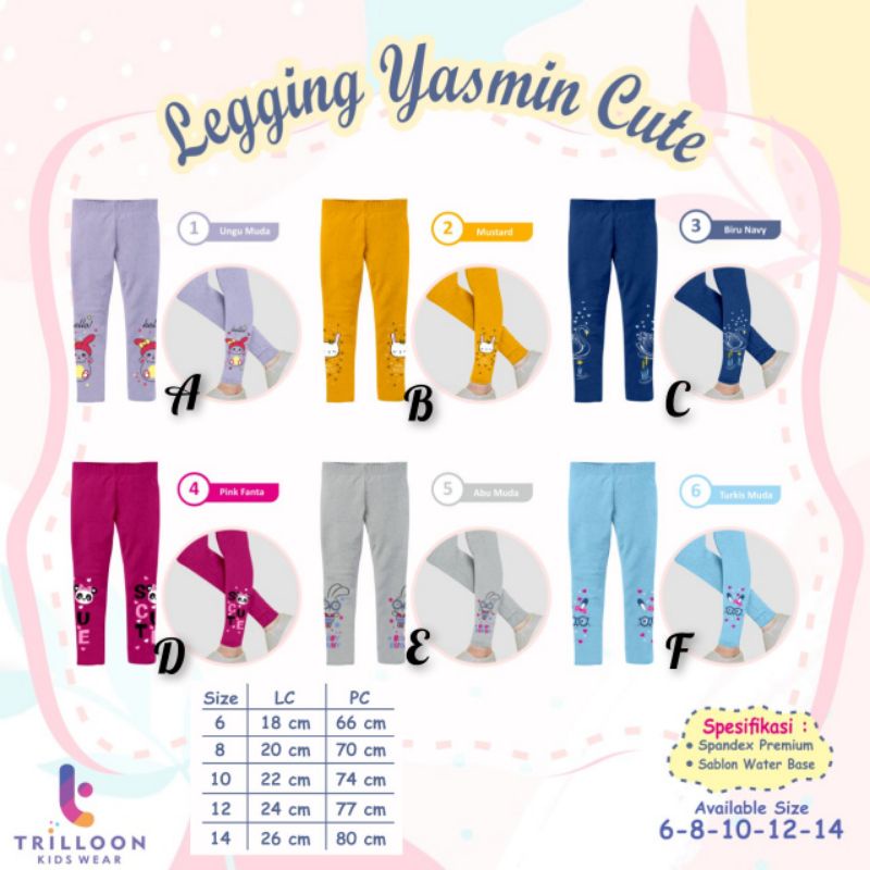 legging anak trillion