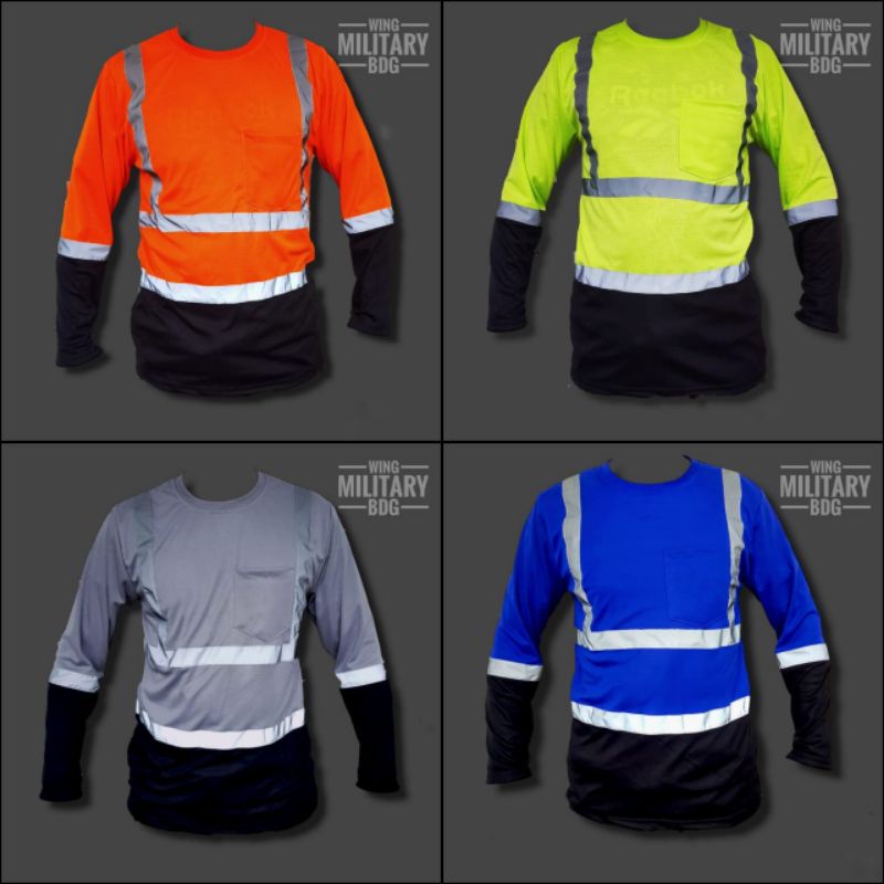 kaos kombinasi safety proyek scotlight cotton