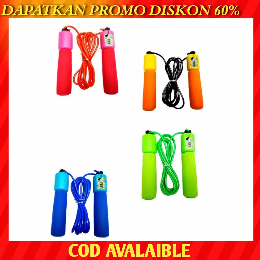 LOMPAT TALI SKIPPING / SKIPPING DIGITAL COUNTER/SKIPPING/skipping alat fitness counter/Tali Skipping