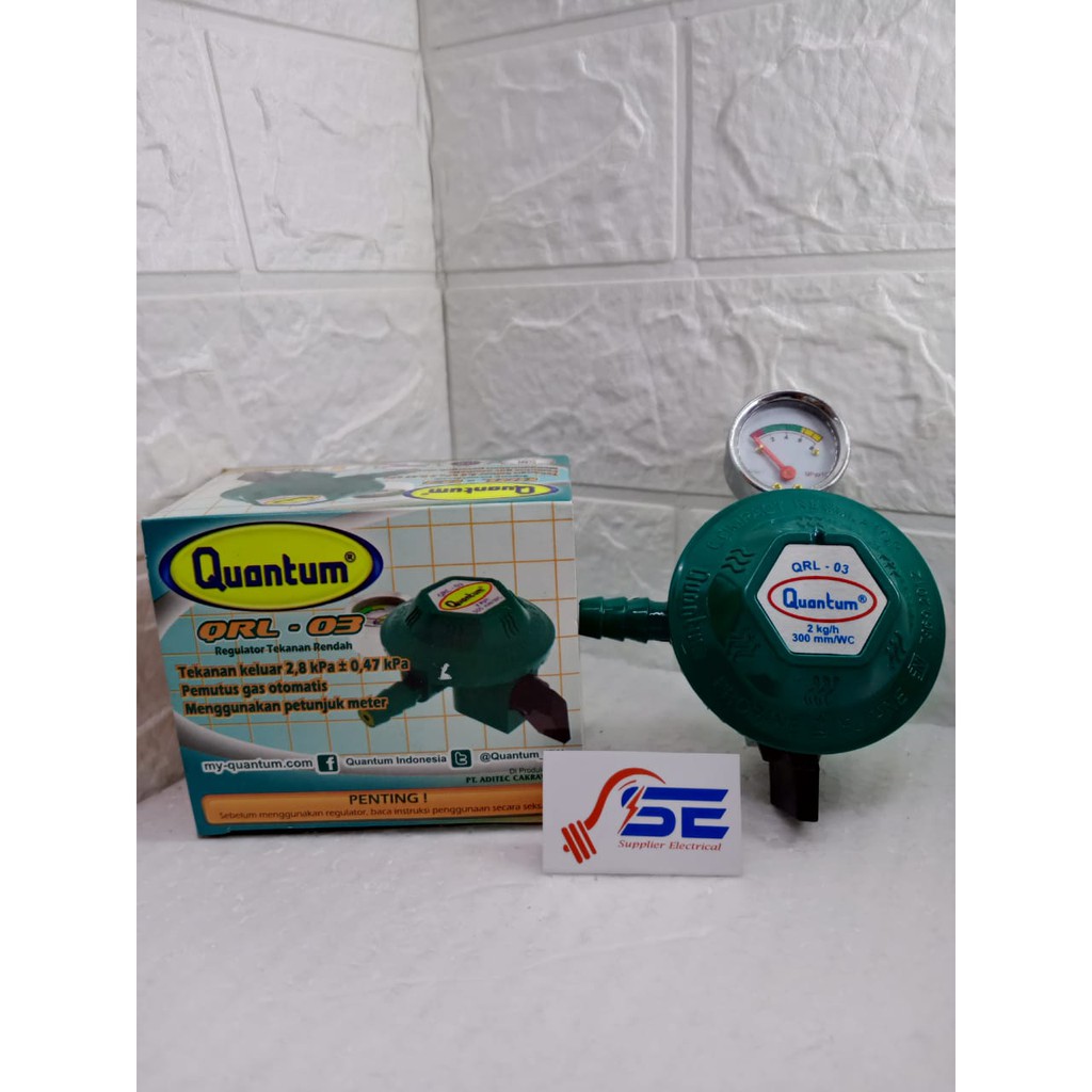 REGULATOR QUANTUM QRL-03 - Regulator Kompor Gas Quantum QRL03