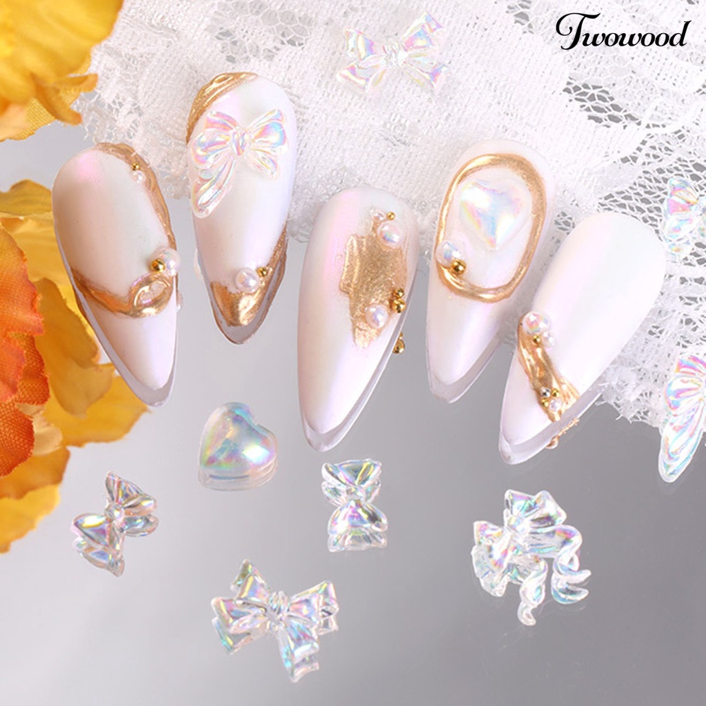 1 Kotak Pita Kristal Imitasi Bahan Resin Untuk Dekorasi Manicure