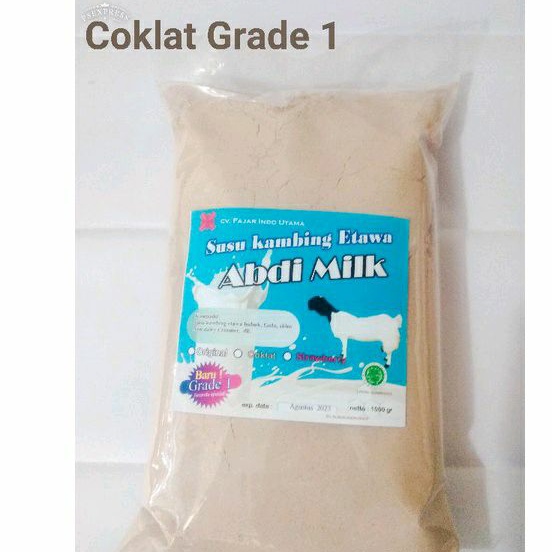 Grade 1 Coklat Susu Bubuk Kambing Etawa ABDI MILK