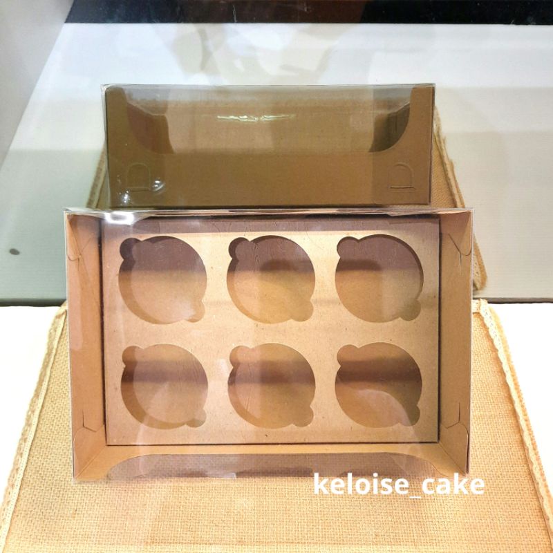 Jual Box Dus Cupcake Muffin Pudding Cup Isi Buah Harga Per Pcs