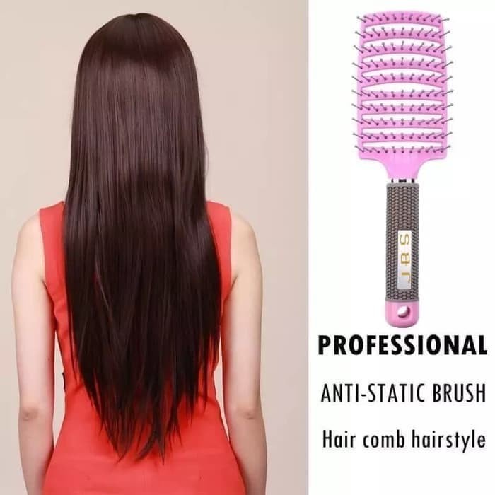 BAROKAH GAMIS GARANSI 1 BULAN KERUSAKAN Detangler Bristle Nylon Hairbrush ORI