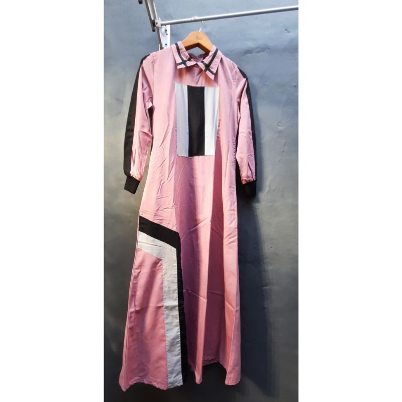 [Preloved] Dress longdress sporty gamis baju muslim hijab syari