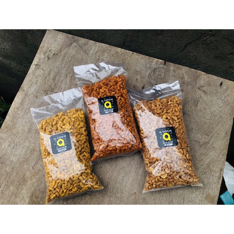 

Makaroni Pipa Pedas asin Manis 480 Gram