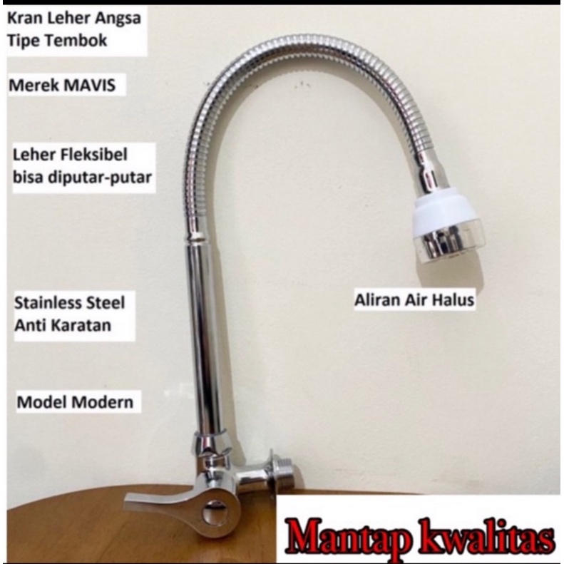 Jual Kran Cuci Piring Kran Sink Kran Angsa Murah Stainless Kran Air