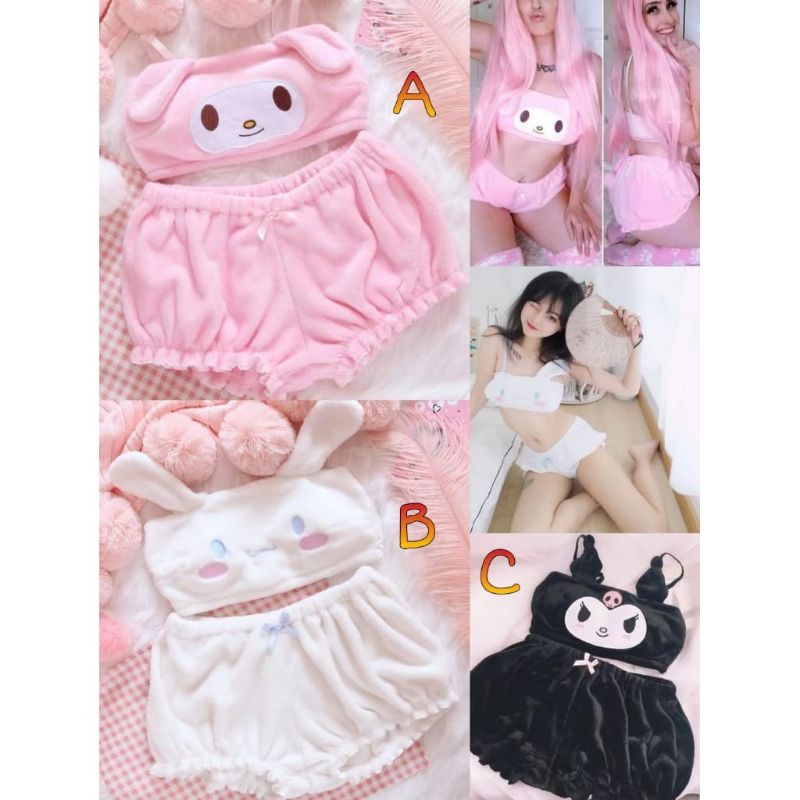 pakaian dalam lingerie Sanrio