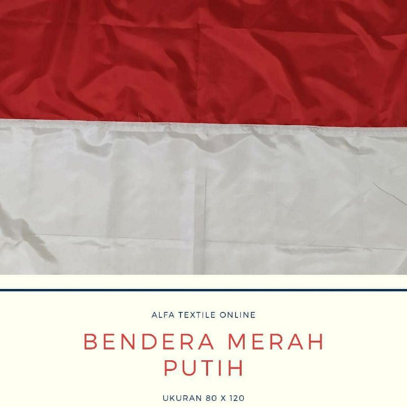 Bendera Merah Putih Ukuran 80 X 120