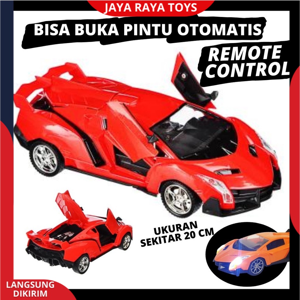 Mobil remot control Buka Pintu Sport Car ferarri Berlampu TERBARU Mainan Anak Laki Laki