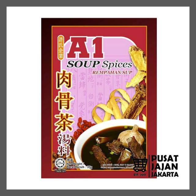 

Bumbu A1 Soup Spices Bak Kut / Emperor Herbs Chicken Spices / Chicken Soup Spices