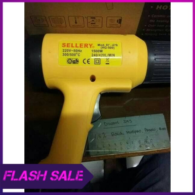 HOT GUN SELLERY   HEAT GUN   PISTOL PEMANAS LISTRIK SELLERY