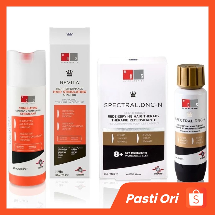 Bundling Spectral DNC-N dan Revita Shampoo 205 cc
