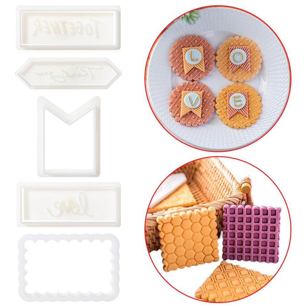 Cetakan Adonan Kue Fondant Desain Geometri 3D Untuk Baking