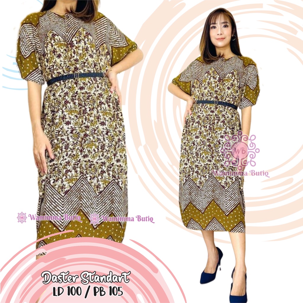 Daster Batik Murah Baju Tidur Batik Murah Adem Nyaman Daster Batik Pekalongan Daster Yukensi-Zigzag-hc