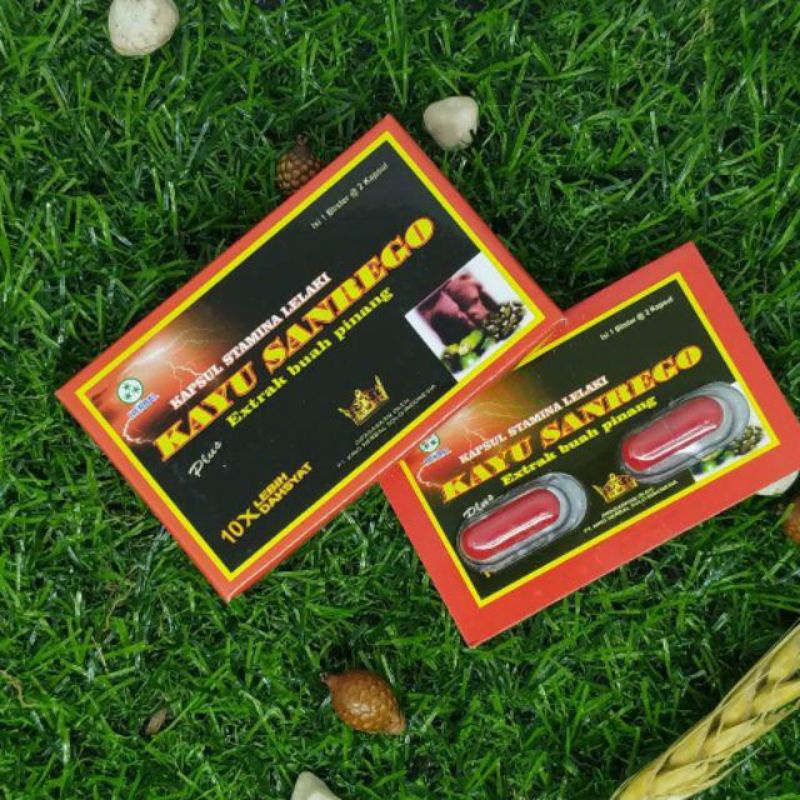 Kapsul Kayu Sanrego Original/Obat Stamina Pria/Kopi Sanrego