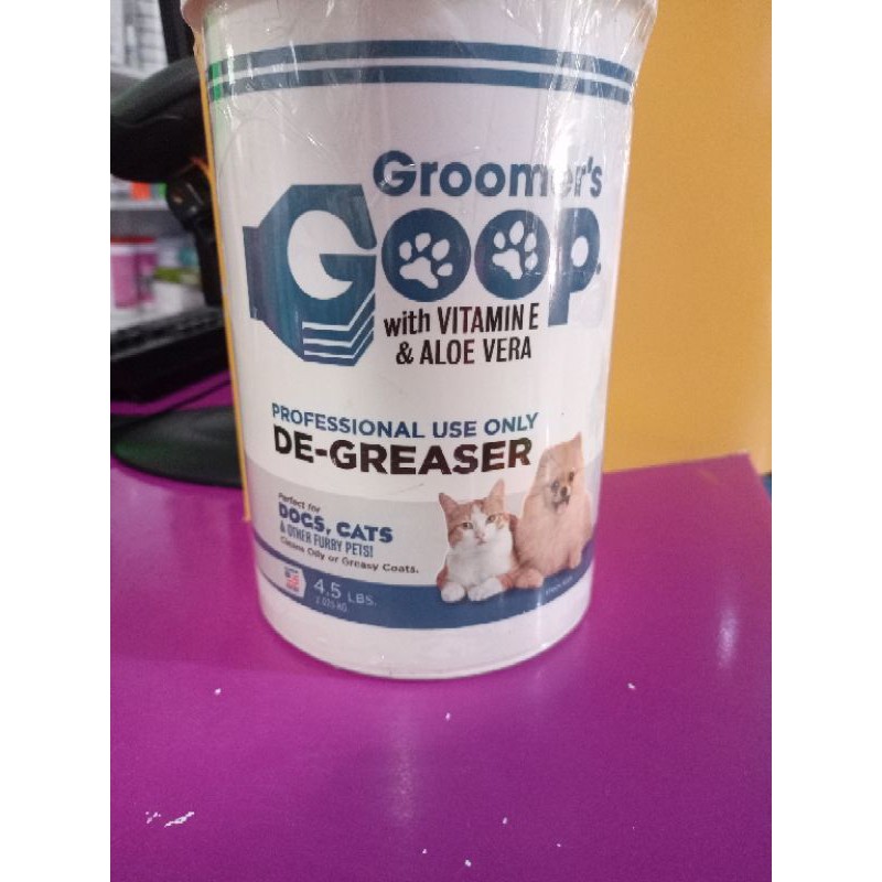 Groomer's Goop De - greaser 4,5 lbs conditioner bulu kucing anjing