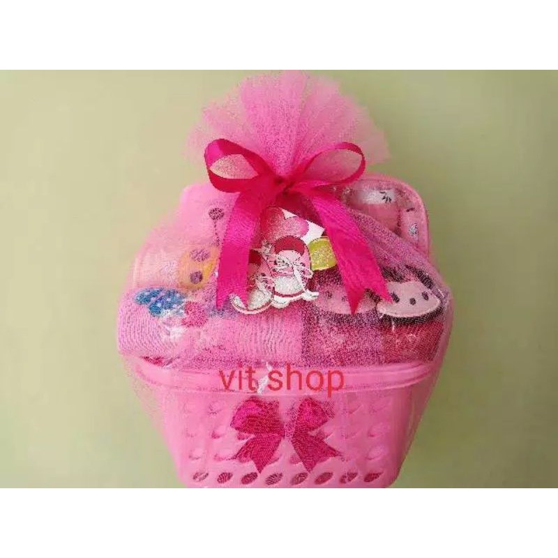 Paket Parcel Bayi / Baby Gift Baby Girl Baby Boy Bungkus Tile / Hadiah / Kado Bayi / Parsel Cantik-3
