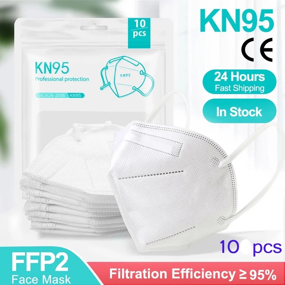 MASKER KN95 10PCS 5PLY DUCKBILL WARNA WARNI HITAM PUTIH COKLAT KUNING MERAH ABU BIRU HIJAU ORANGE PI