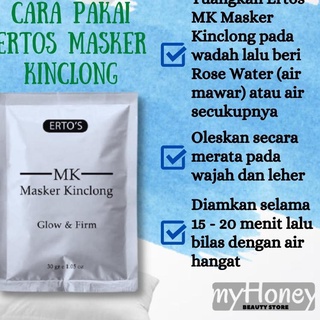 [ORI] MASKER WAJAH KINCLONG Mencerahkan &amp; Melembutkan Wajah dengan Kandungan Kombinasi Whitening Agent dan Anti Oxidant ASLI ORIGINAL 100%