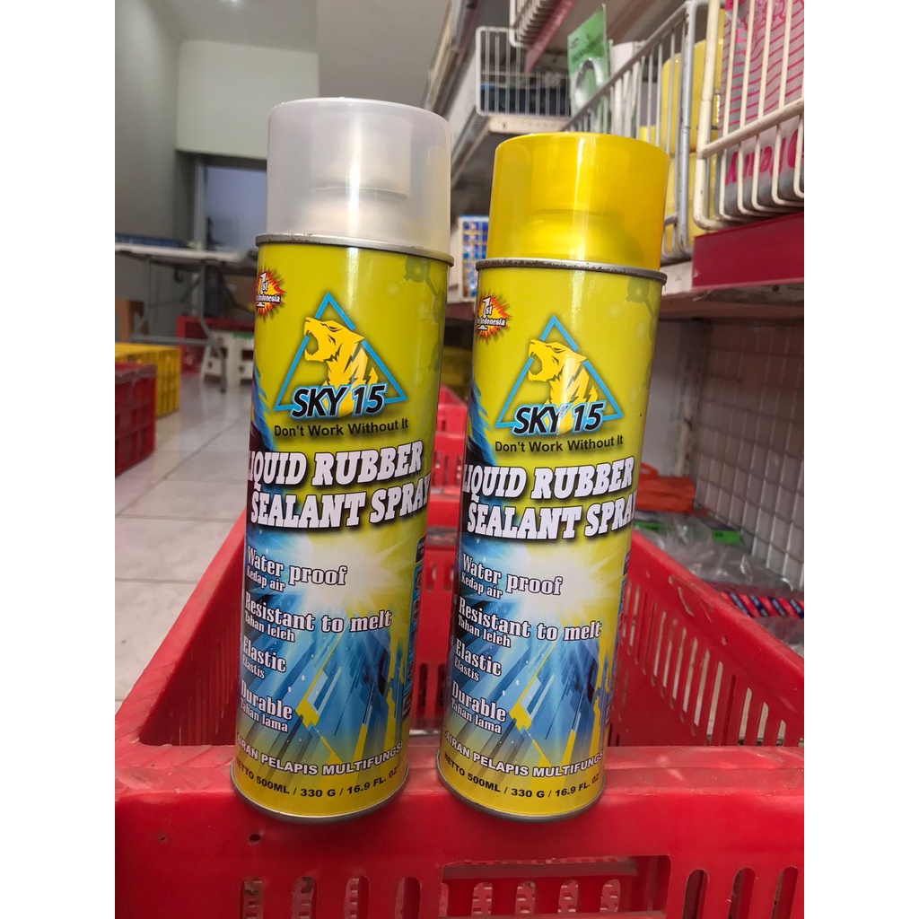 SALE !!! Cairan Pelapis Anti Bocor / Liquid Rubber Sealant Spray 500ml SKY-15