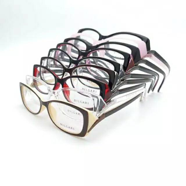 Kacamata BULGARI GRATIS LENSA ANTIRADIASI minus /normal