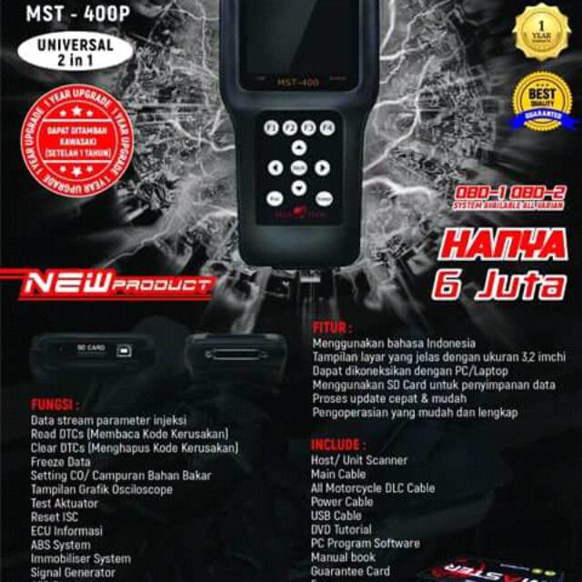 Scanner mst 400(honda&yamaha)