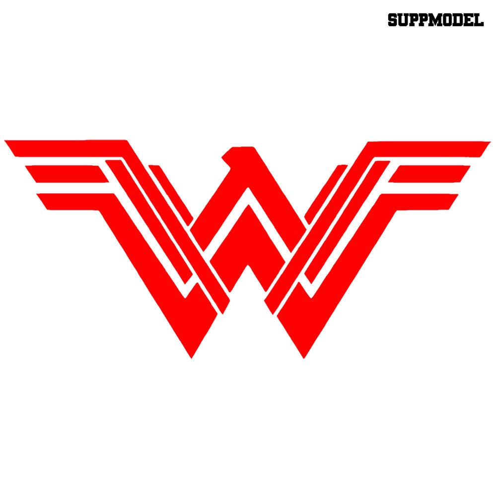 Sticker Decal Reflektor Dekorasi Body Dan Jendela Mobil Gambar Wonder Woman