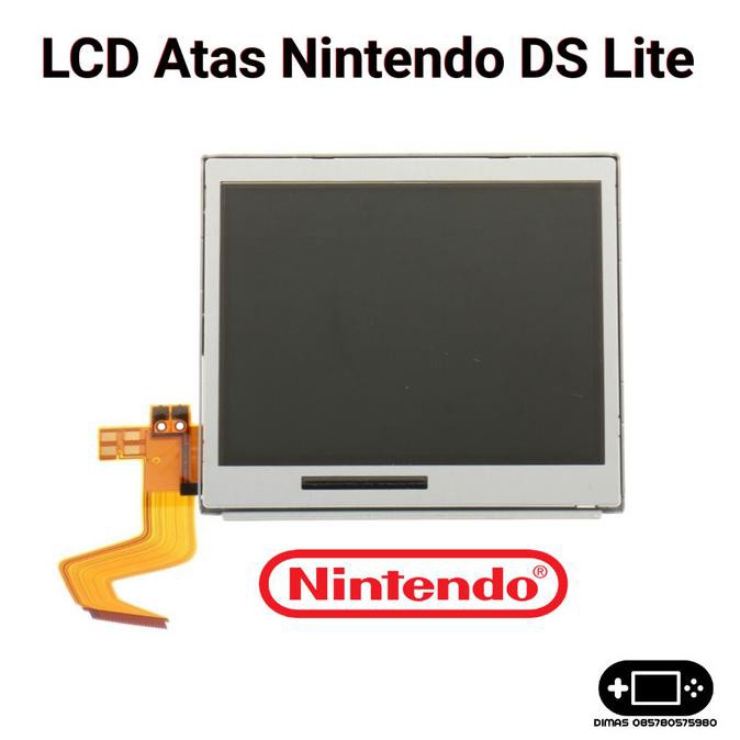 Lcd Layar Atas Upper Nintendo Ds Lite Nds Lite Ndslite Ndsl Ori