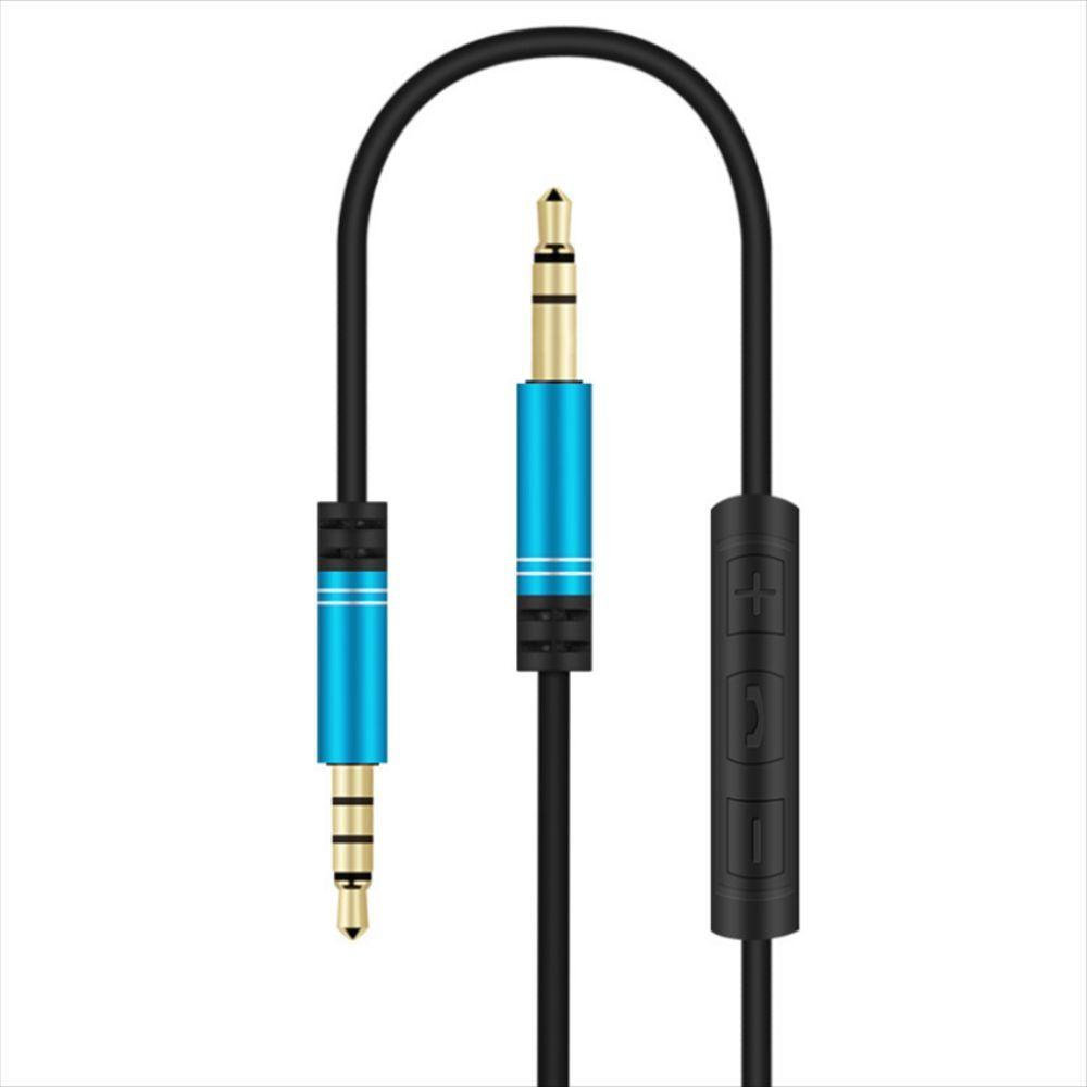 POPULAR Populer Kabel Audio 3.5mm Kontrol Volume Mobil Earphone Headphone Cord