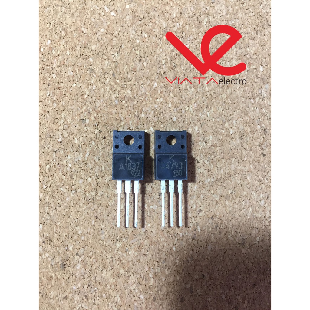 Transistor KEC A1837 - C4793 A 1837 - C 4793 (ORI) A1837-C4793ASLI