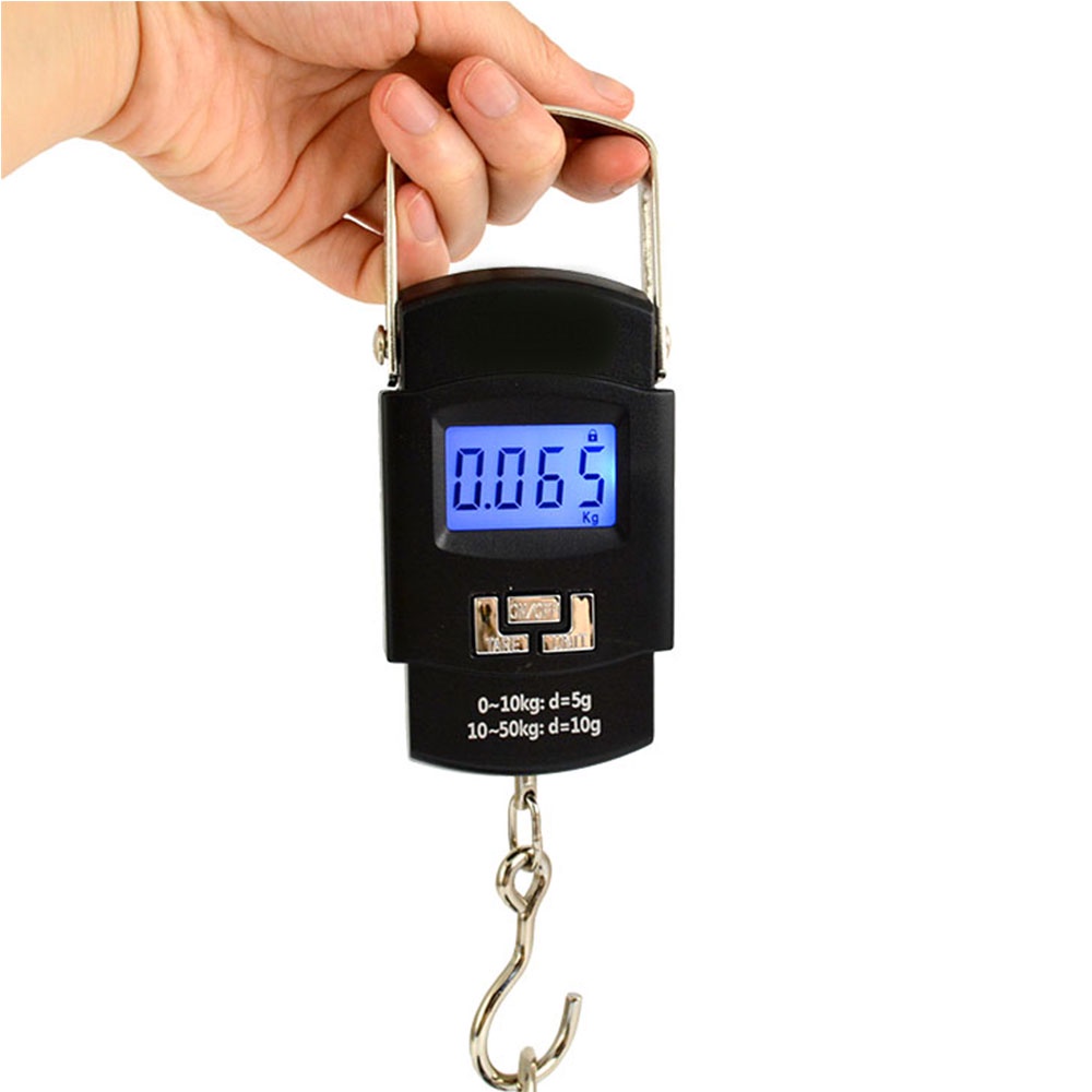 ALAT TIMBANG PENIMBANG TIMBANGAN GANTUNG DIGITAL ELECTRONIC SCALE PORTABLE MINI SERBAGUNA 50KG VA234