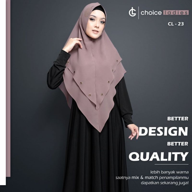 Hijab Khimar Choice Ladies CL-23 Terlaris Termurah SN