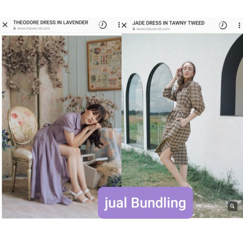 Maven Theodore Lavender bundle with Jade Tawny Tweed Maven Price