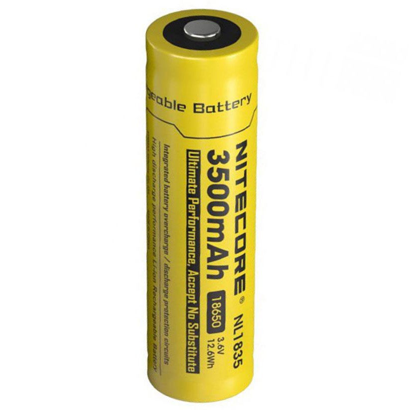 NITECORE 18650 Baterai Li-ion NRBT0FBY 3500mAh 3.6V - NL1835 - Black/Yellow