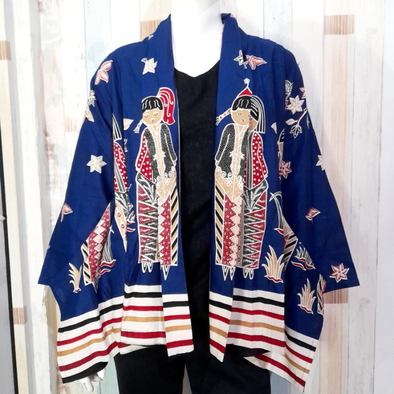 outer bu tejo/outer batik/batik kerja/outer mbok jamu/batik bu tejo/bu tejo/blouse batik/blouse tejo