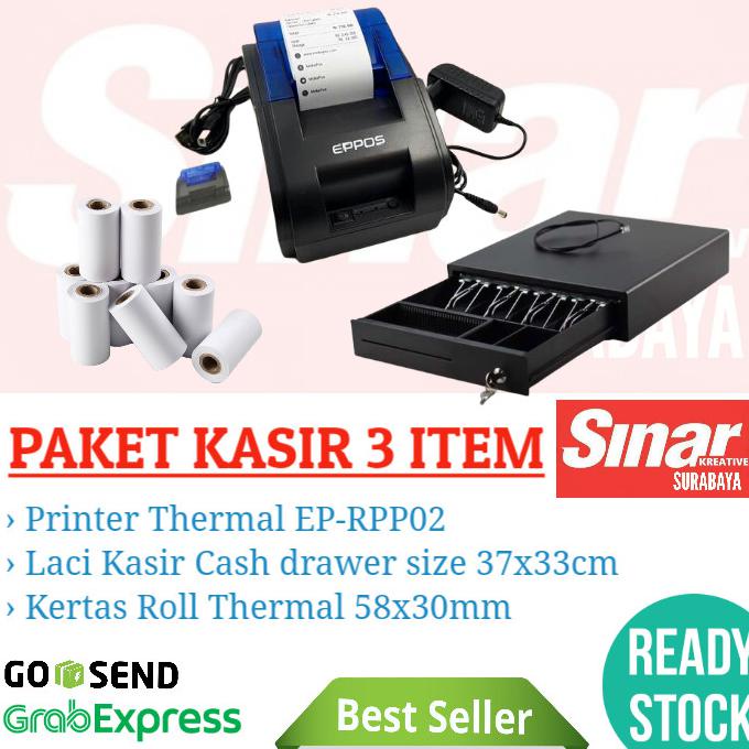 

Yang Dicari] Paket Alat Kasir 3 Item Printer Thermal+Cash Drawer+Kertas Thermal
